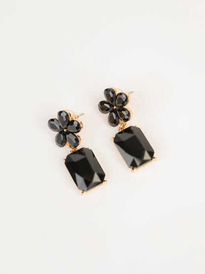 Crystal Floral Earrings
