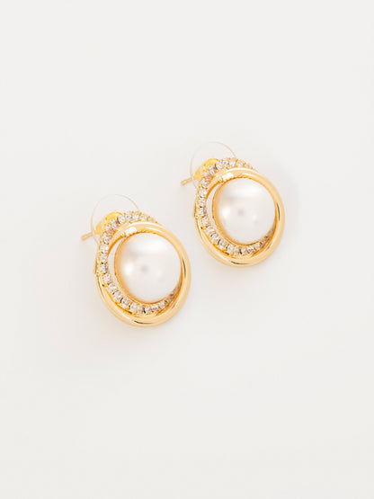 Pearl Stud Earrings