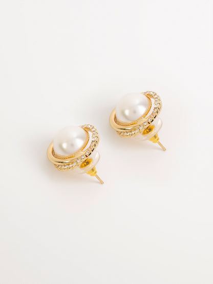Pearl Stud Earrings
