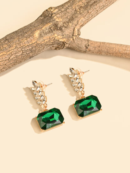 Rectangular Drop Earrings