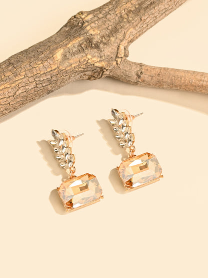 Rectangular Drop Earrings