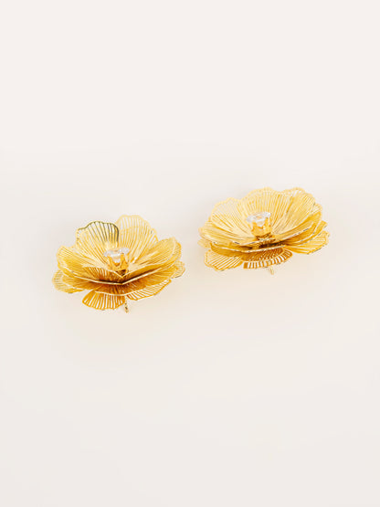 Floral Pearl Studs