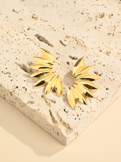 Spiked Hoop Earrings