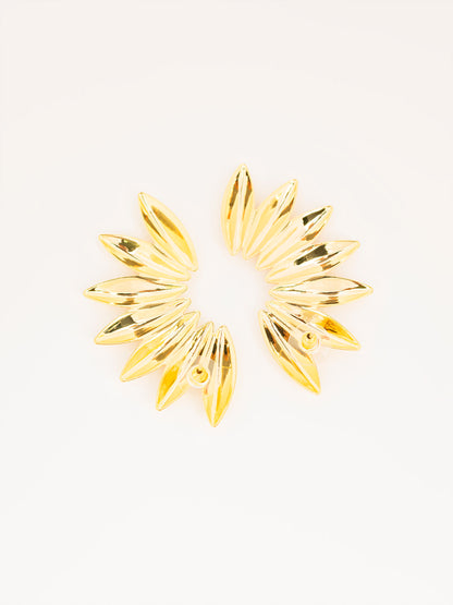 Spiked Hoop Earrings