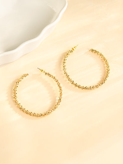 Beaded Hoop Earrings