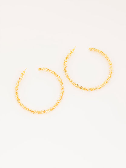 Beaded Hoop Earrings