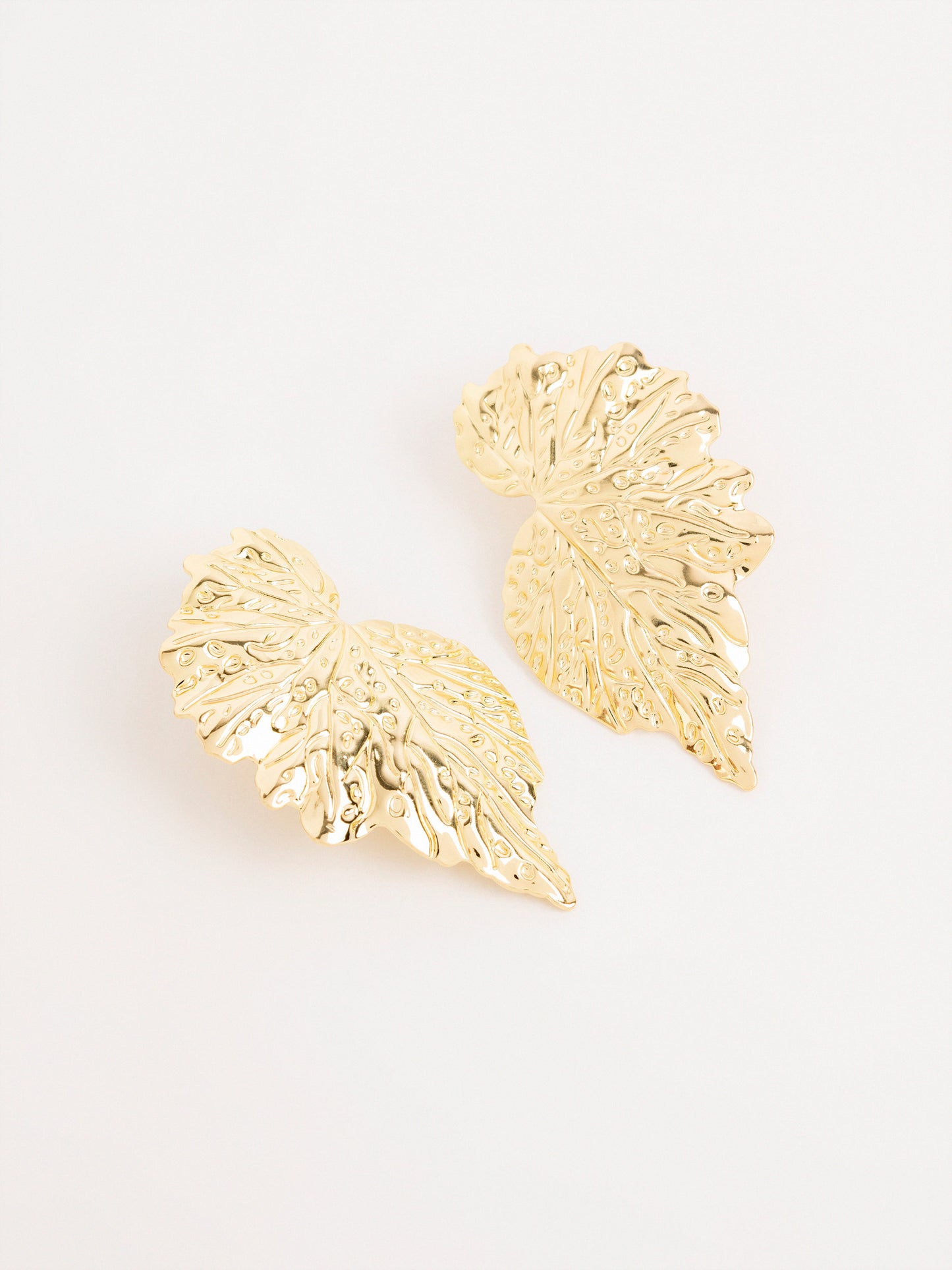 Leaf Textured Earrings