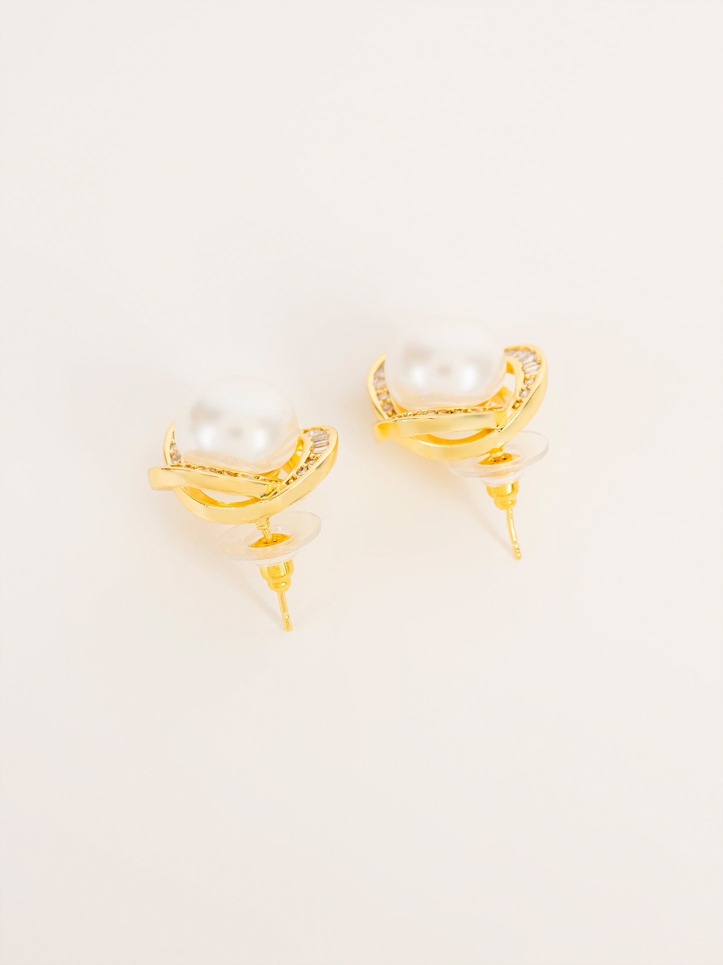 Rhinestone Stud Earrings