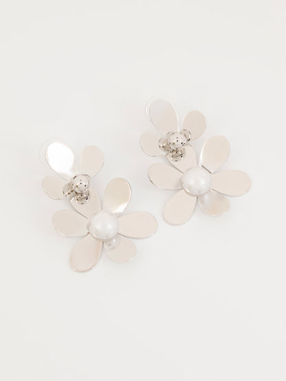Flora Pearl Drop Earrings