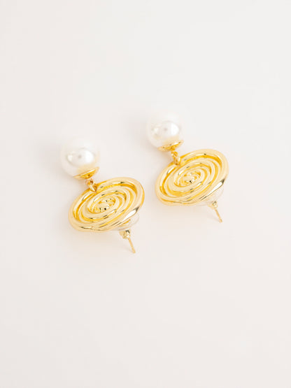 Spiral Drop Earrings