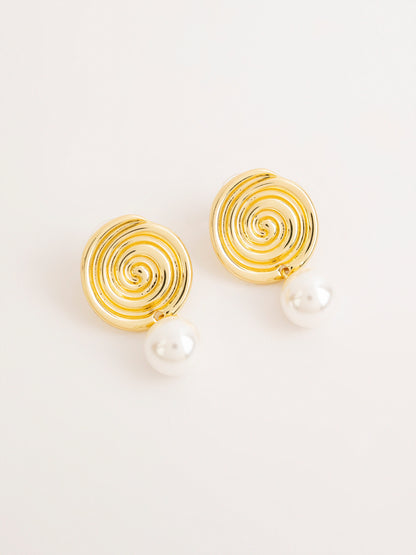 Spiral Drop Earrings