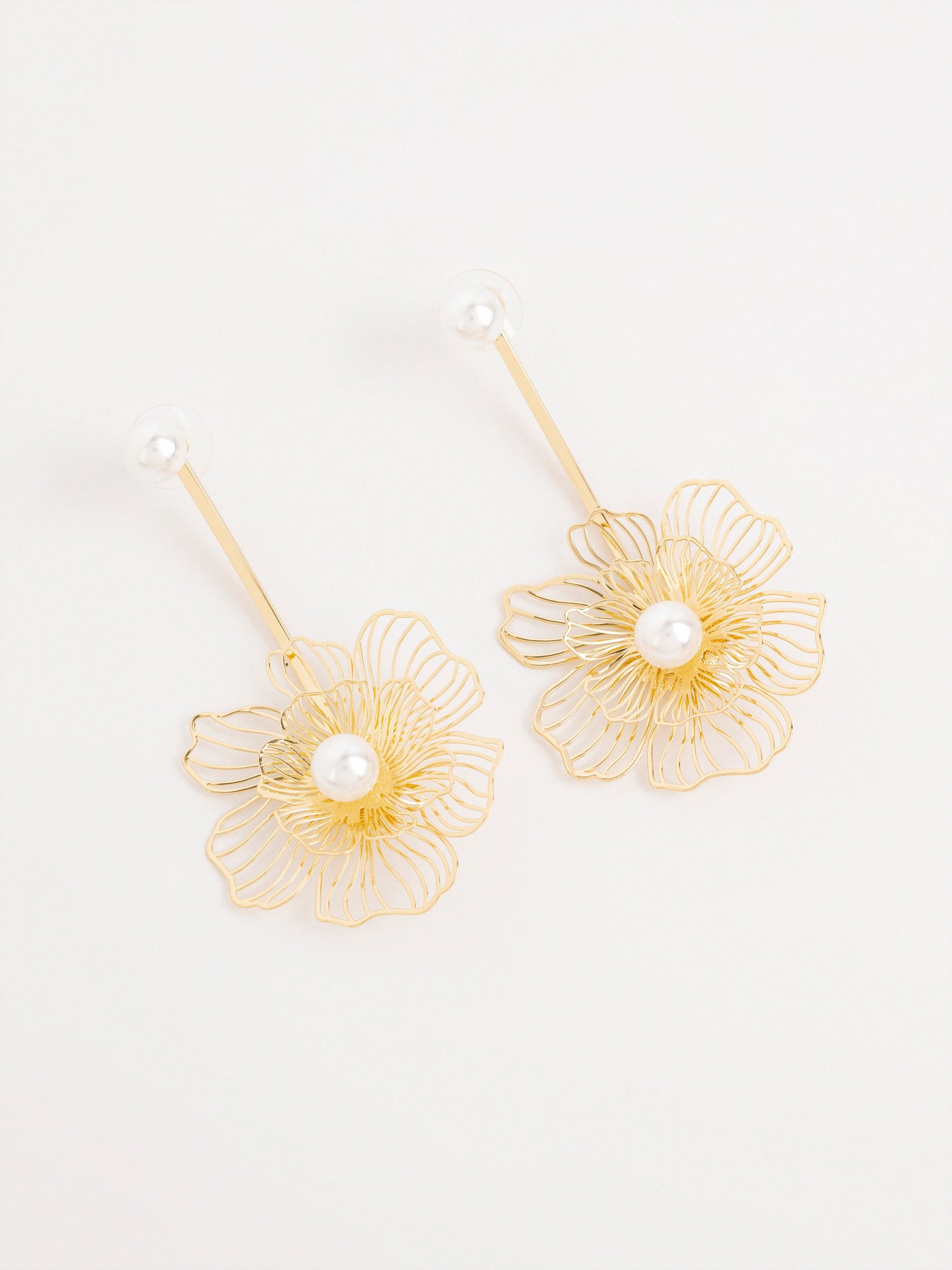 Dramatic Floral Earrings