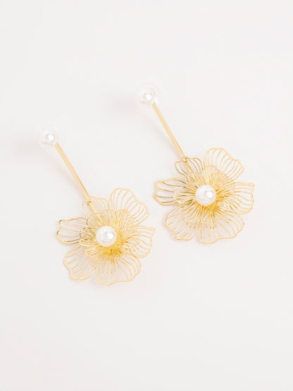 Dramatic Floral Earrings