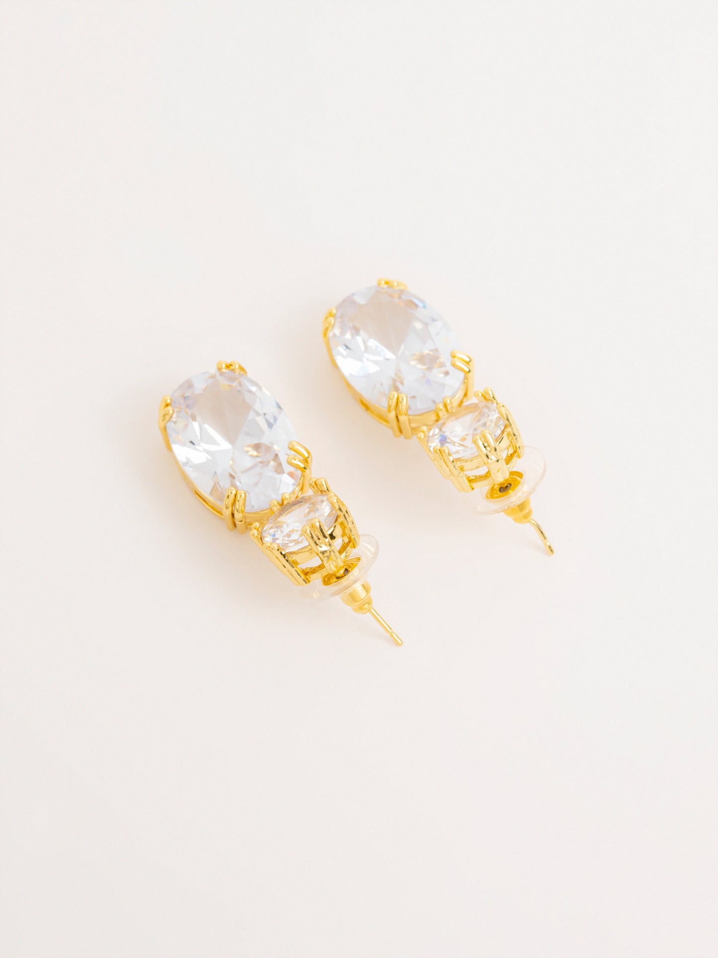 Oval Drop Earrings