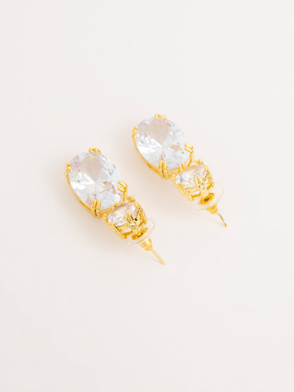Oval Drop Earrings