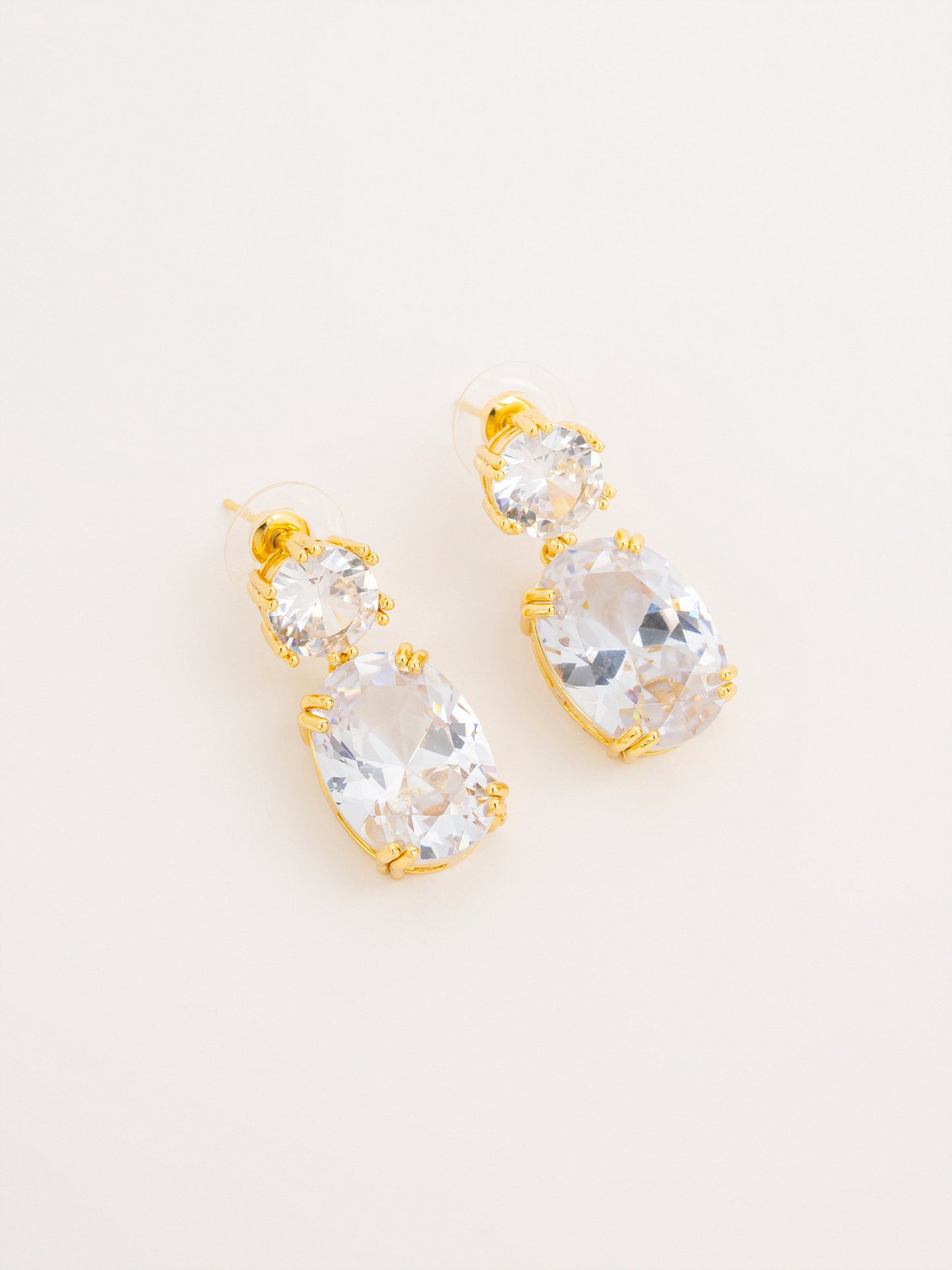 Oval Drop Earrings