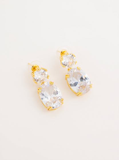 Oval Drop Earrings