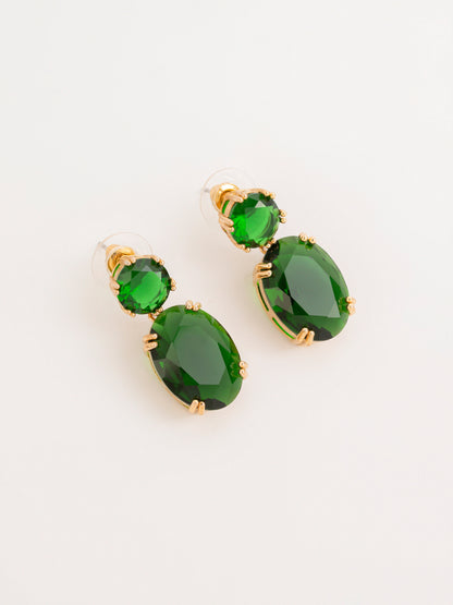 Oval Drop Earrings
