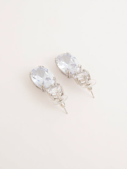 Oval Drop Earrings