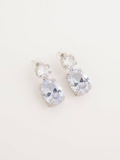 Oval Drop Earrings