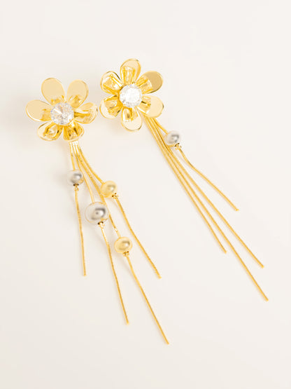 Dramatic Floral Earrings