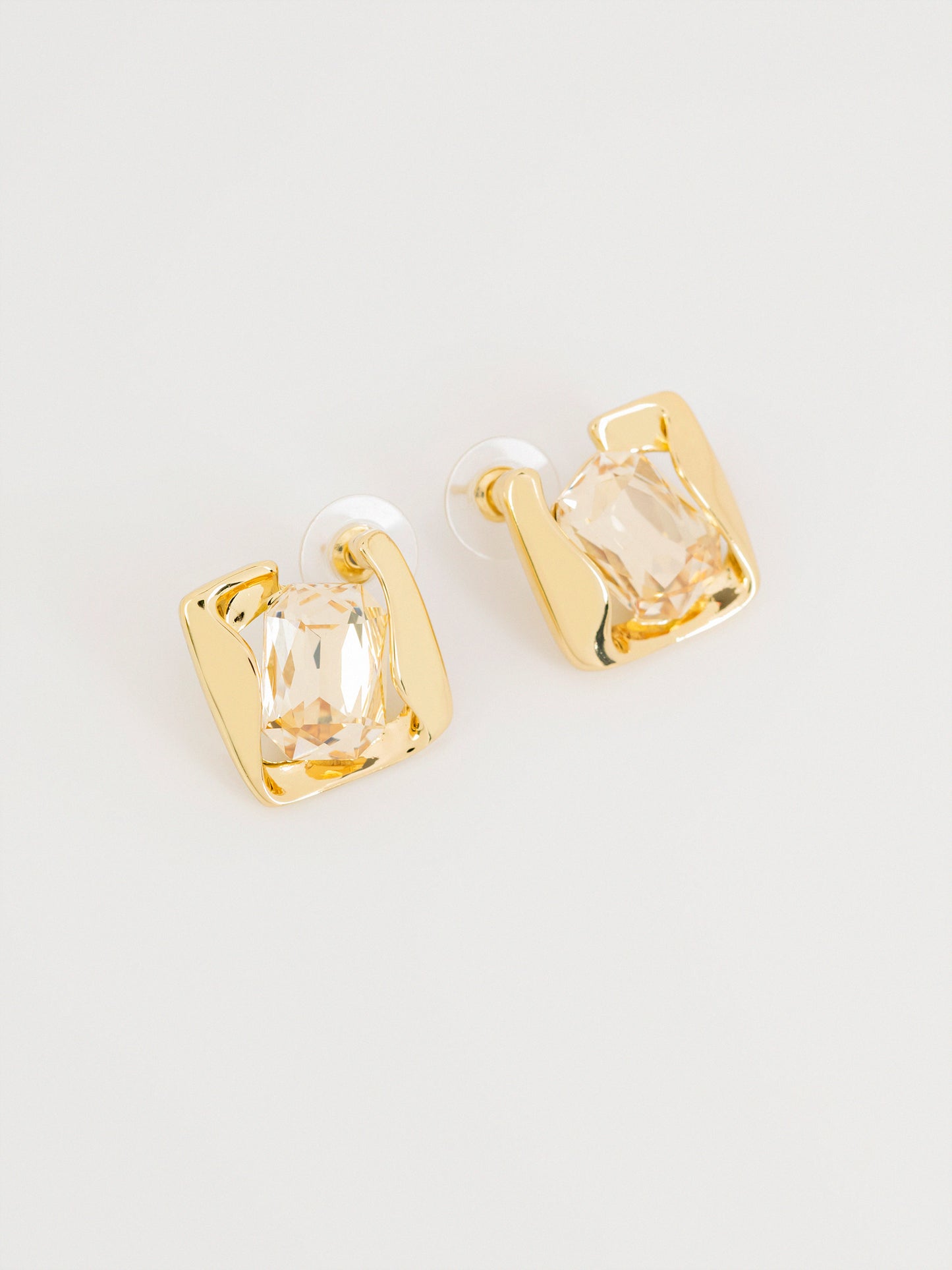 Stone Stud Earrings