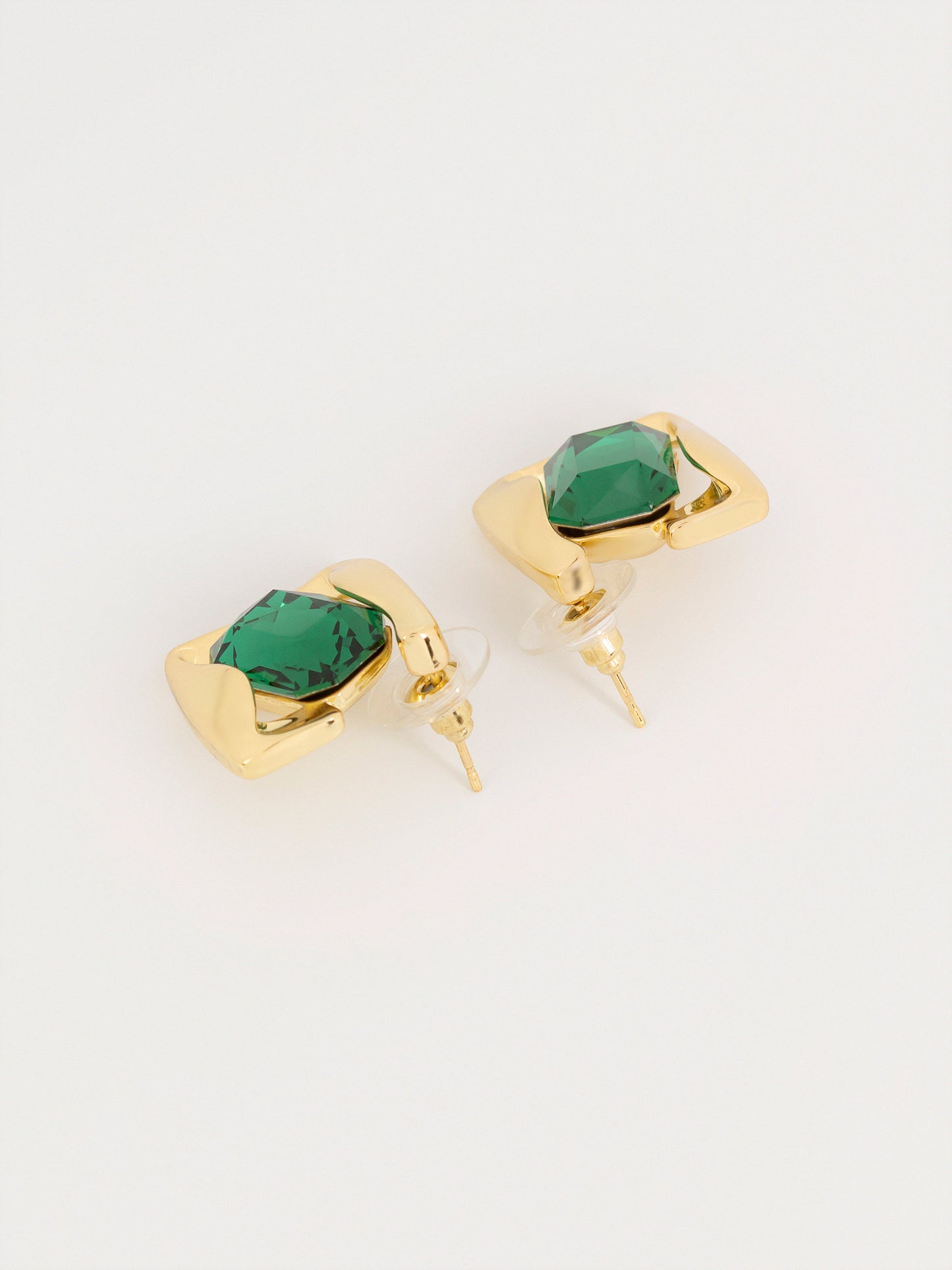 Stone Stud Earrings