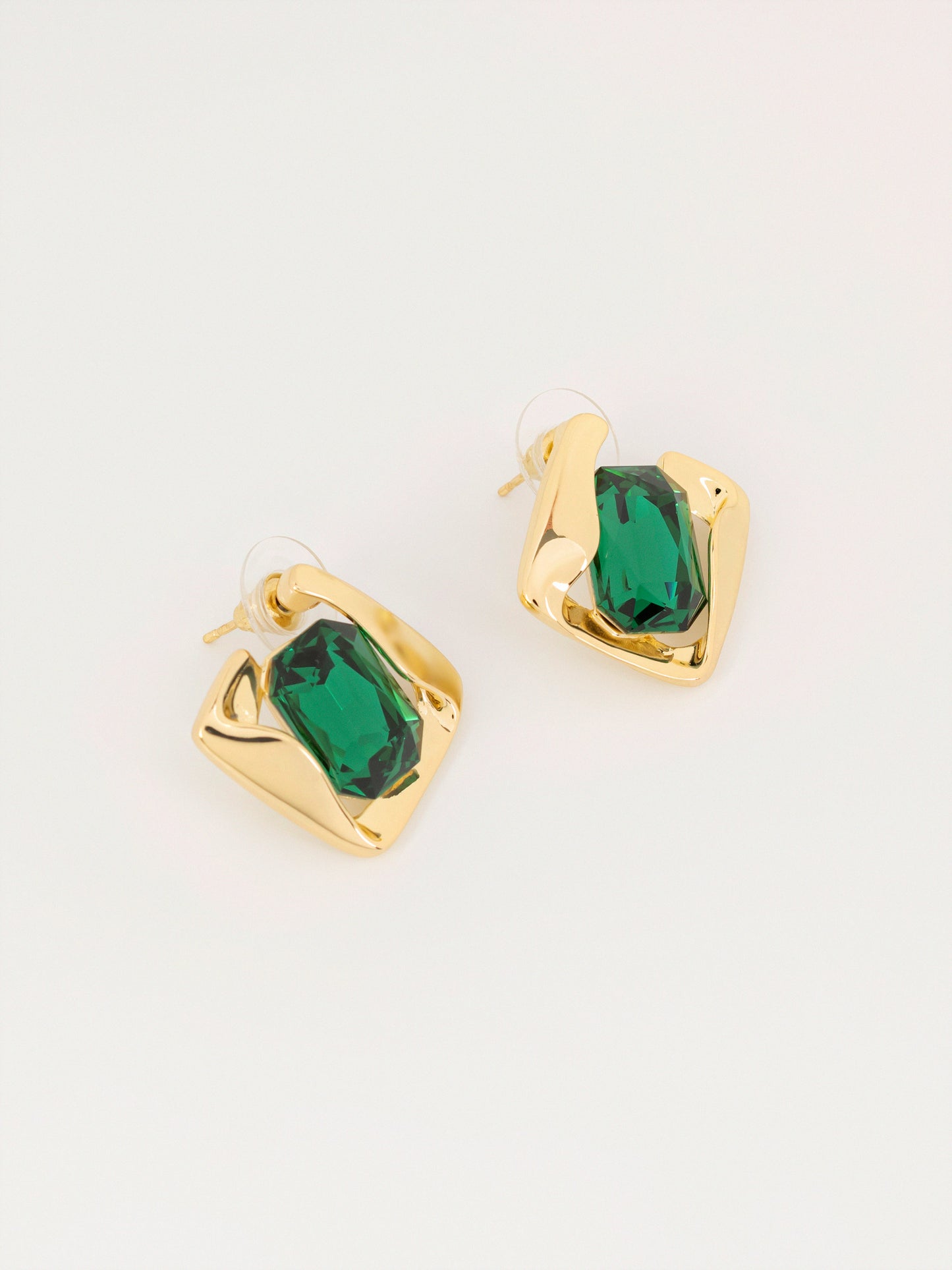 Stone Stud Earrings