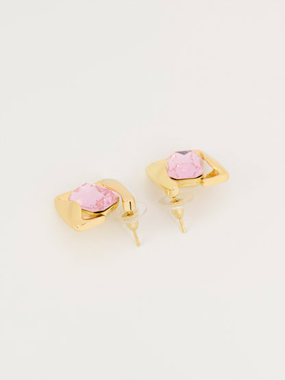 Stone Stud Earrings