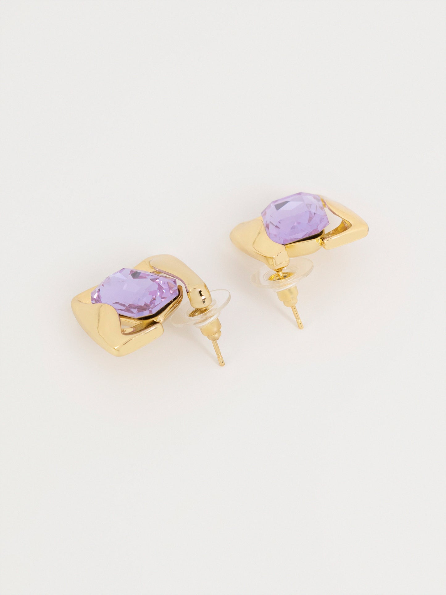 Stone Stud Earrings
