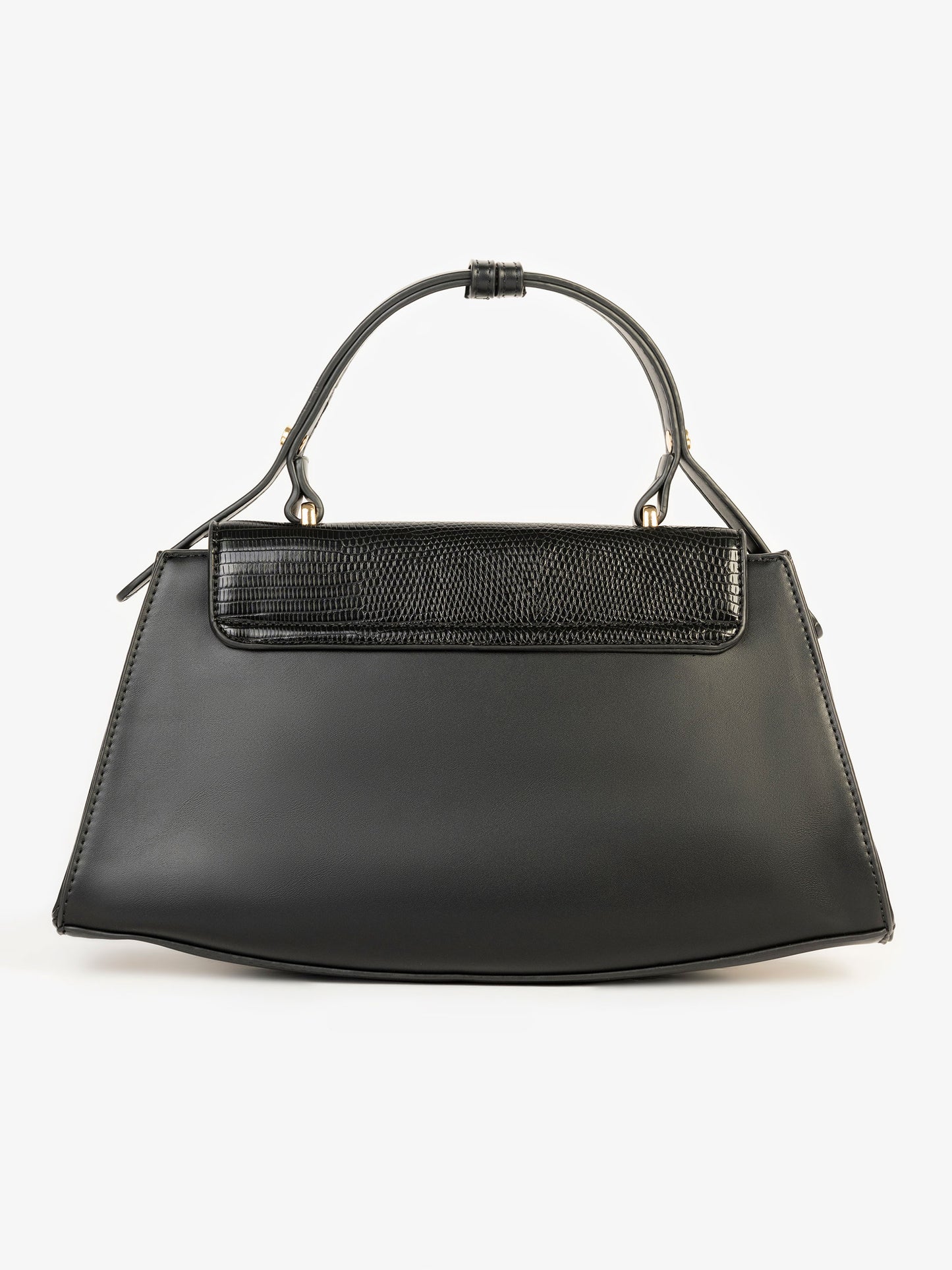 Two-tone Textured Handbag