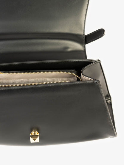 Two-tone Textured Handbag