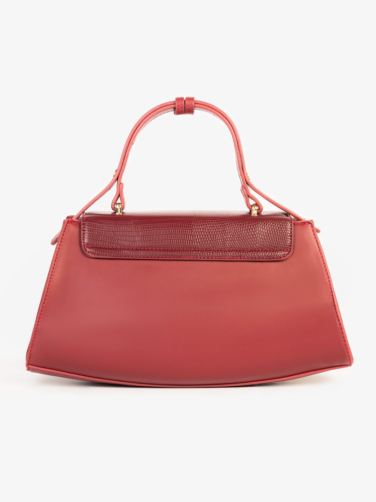Two-tone Textured Handbag