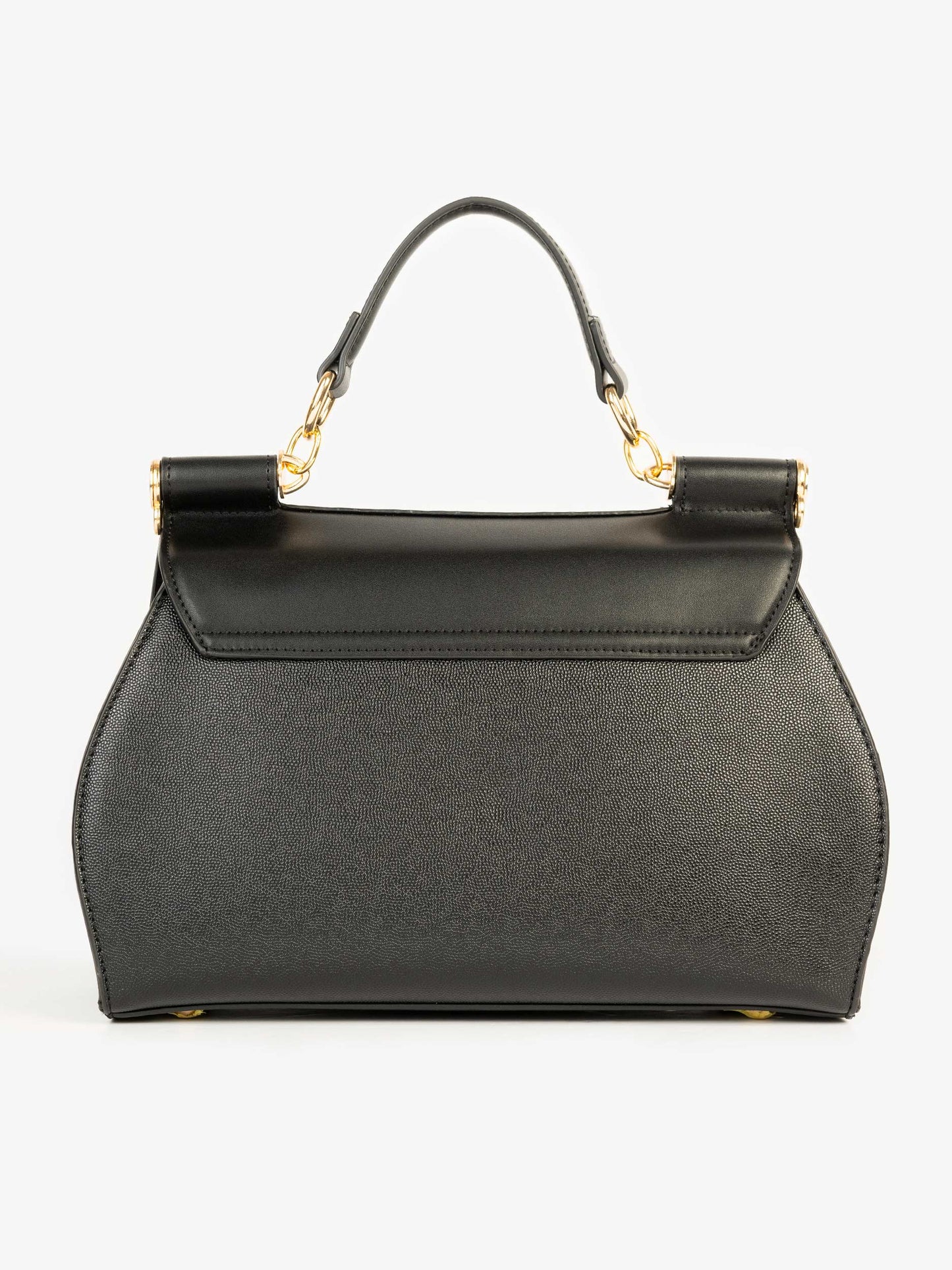 Two-tone Textured Handbag