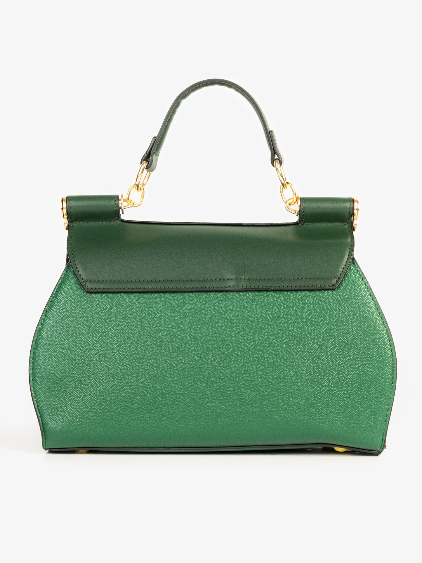 Two-tone Textured Handbag