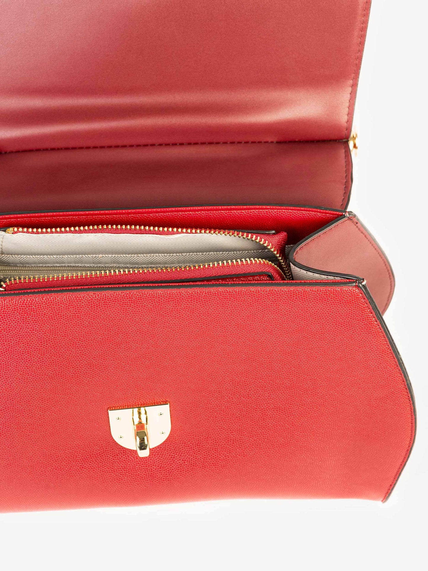 Two-tone Textured Handbag