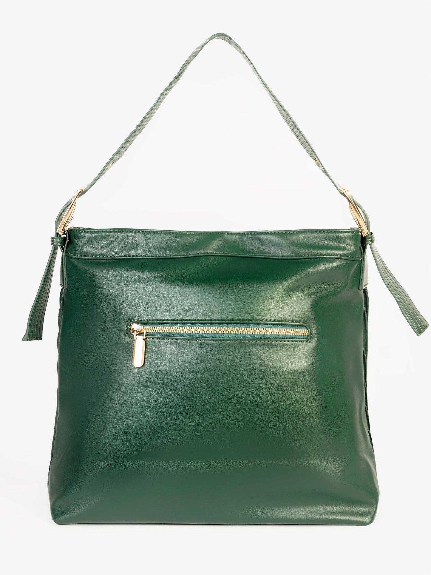 Textured Pleated Tote Bag