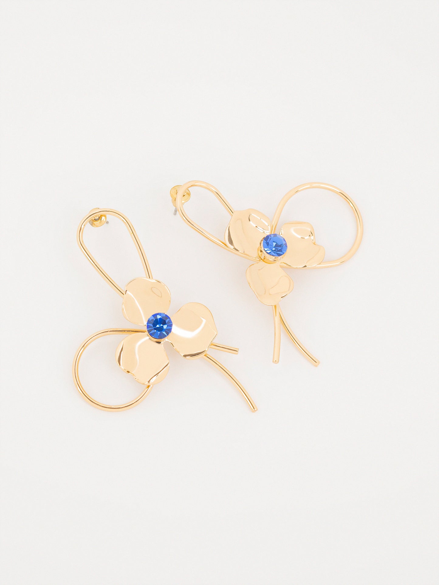 Floral Loop Earrings