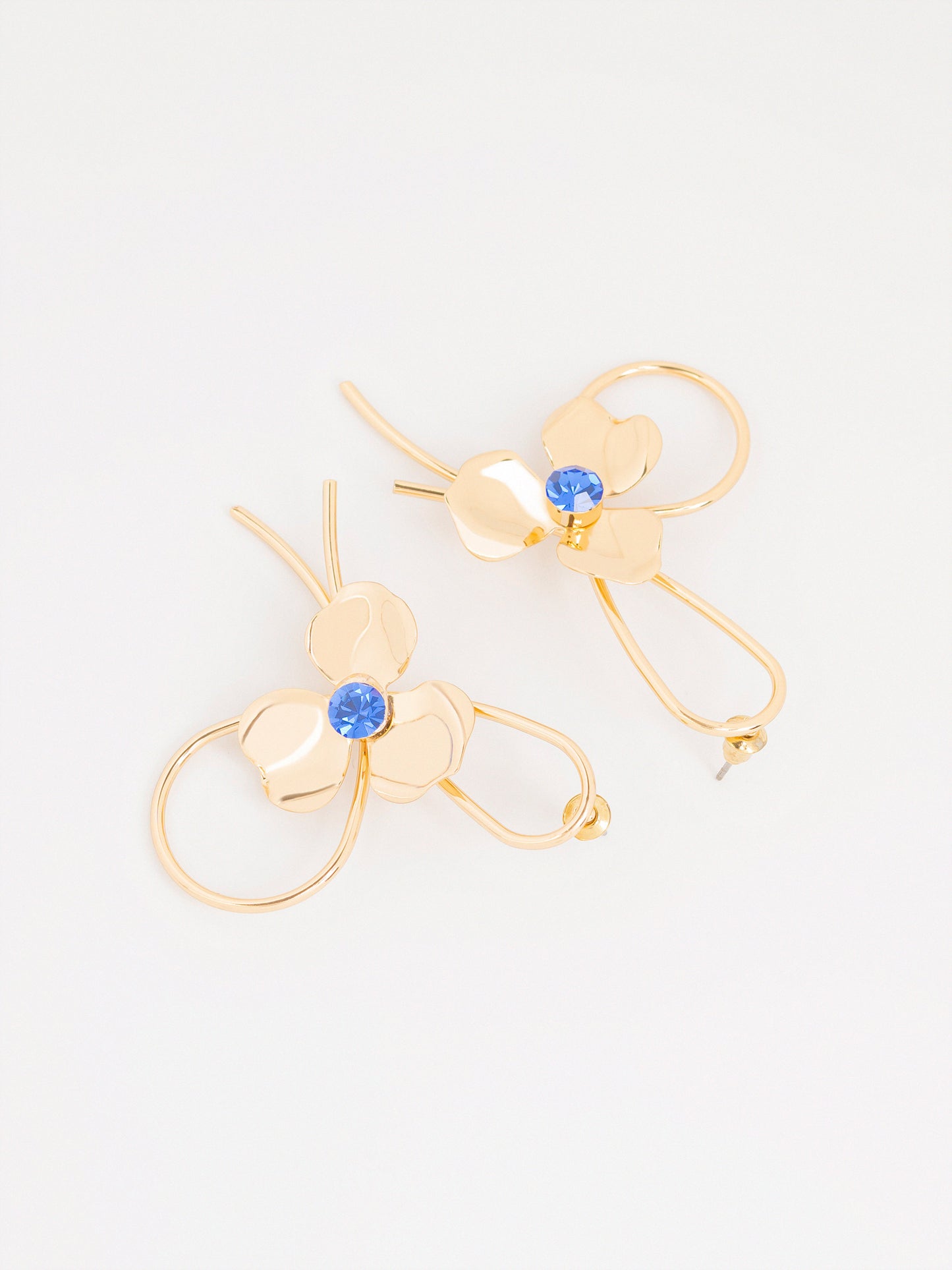 Floral Loop Earrings