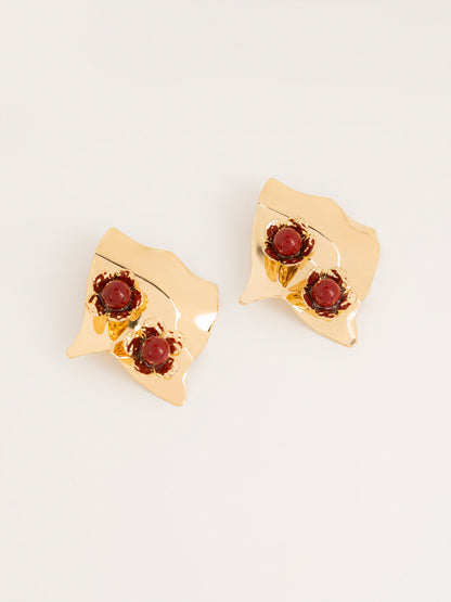 Floral Irregular Earrings