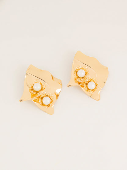 Floral Irregular Earrings