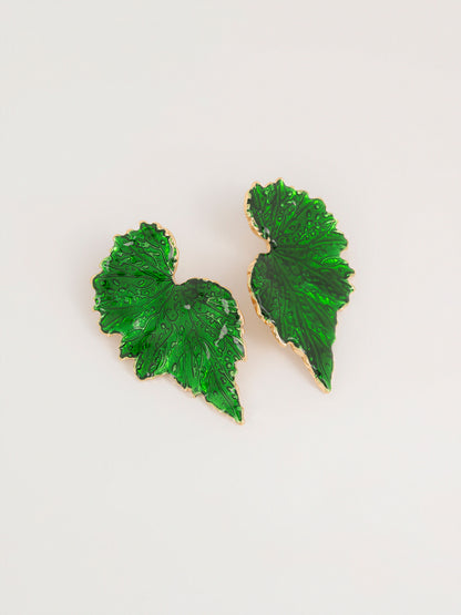 Leaf Stud Earrings