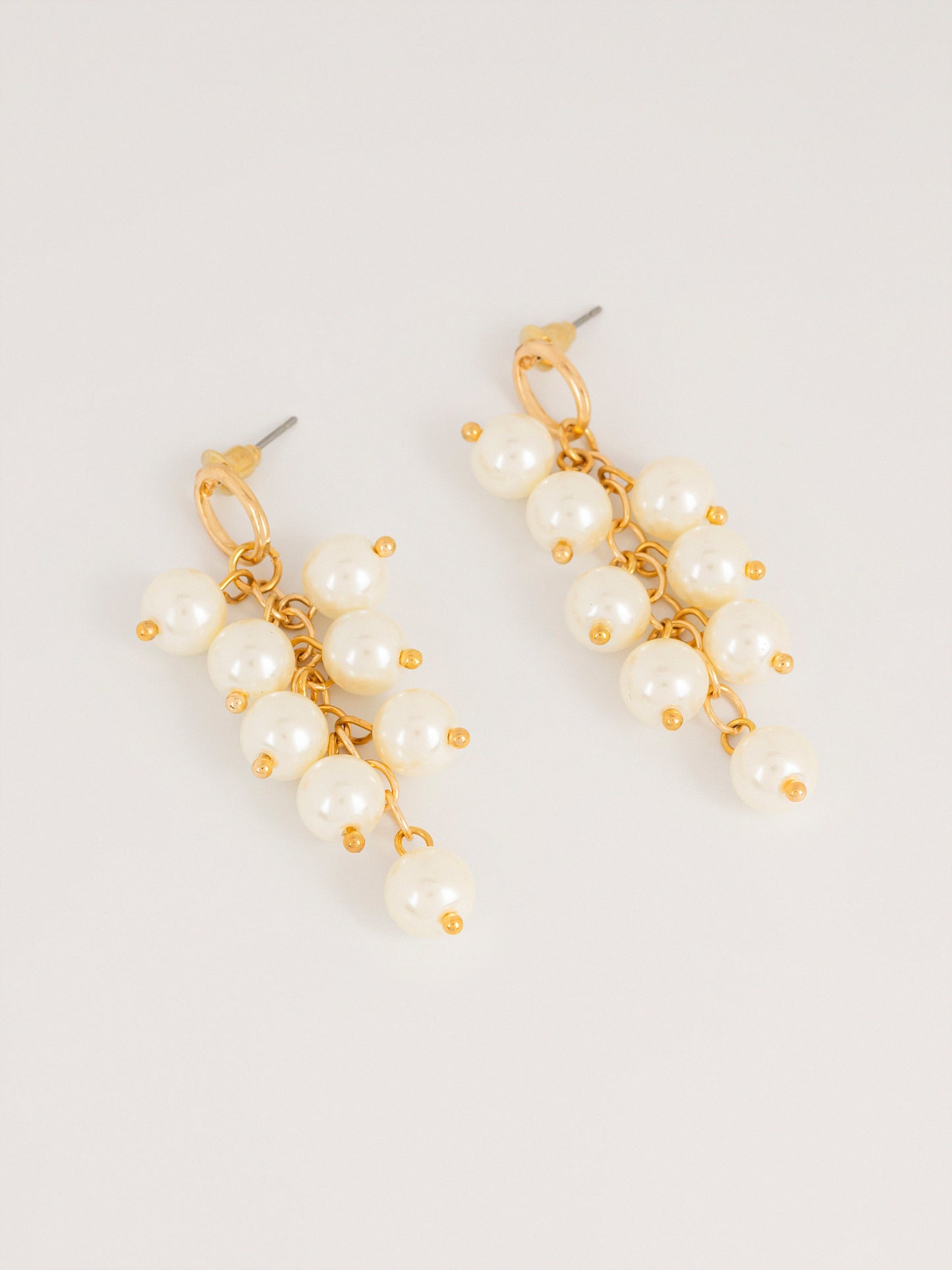 Cluster Pearl  Earrings