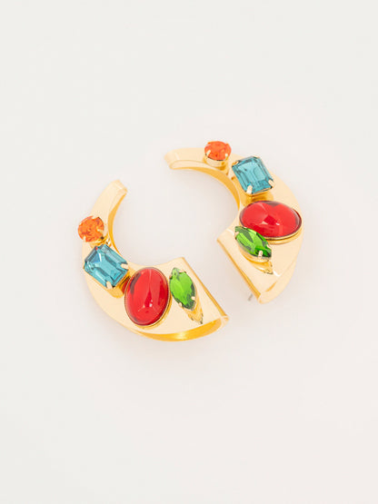 Colorful Gemstone Earrings