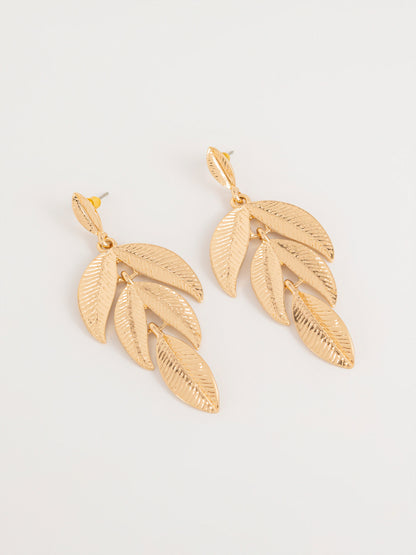 Dangle Leaf Earrings