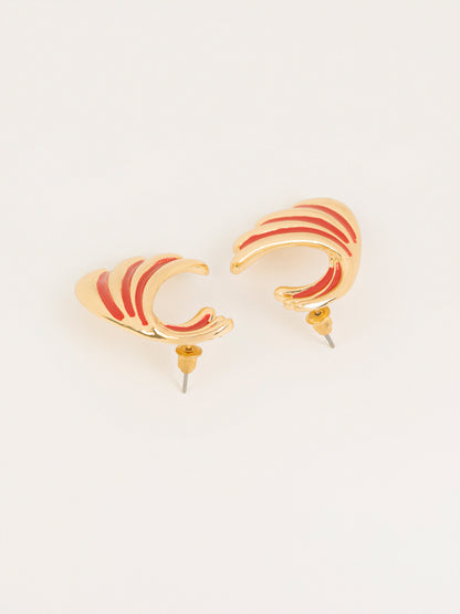 Wave Stud Earrings