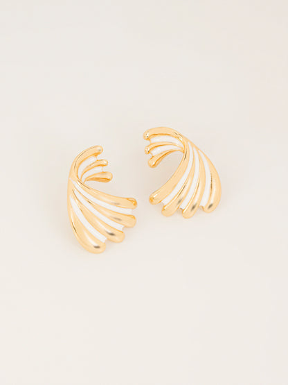 Wave Stud Earrings