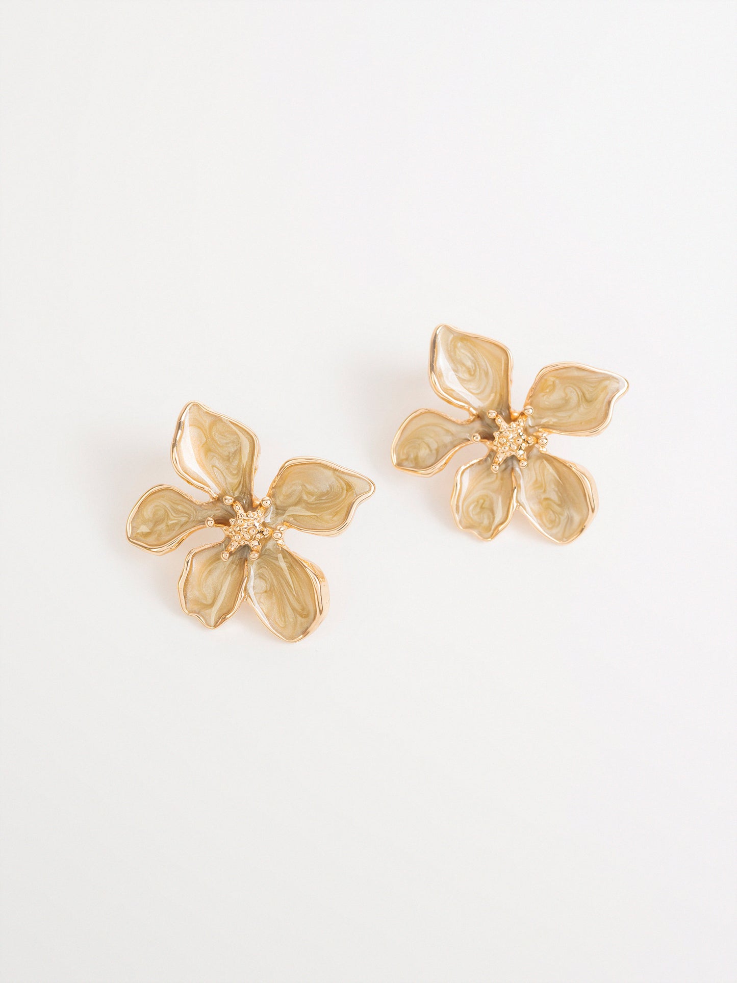 Petal Enamel Earrings
