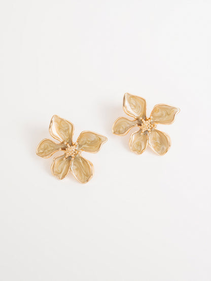 Petal Enamel Earrings