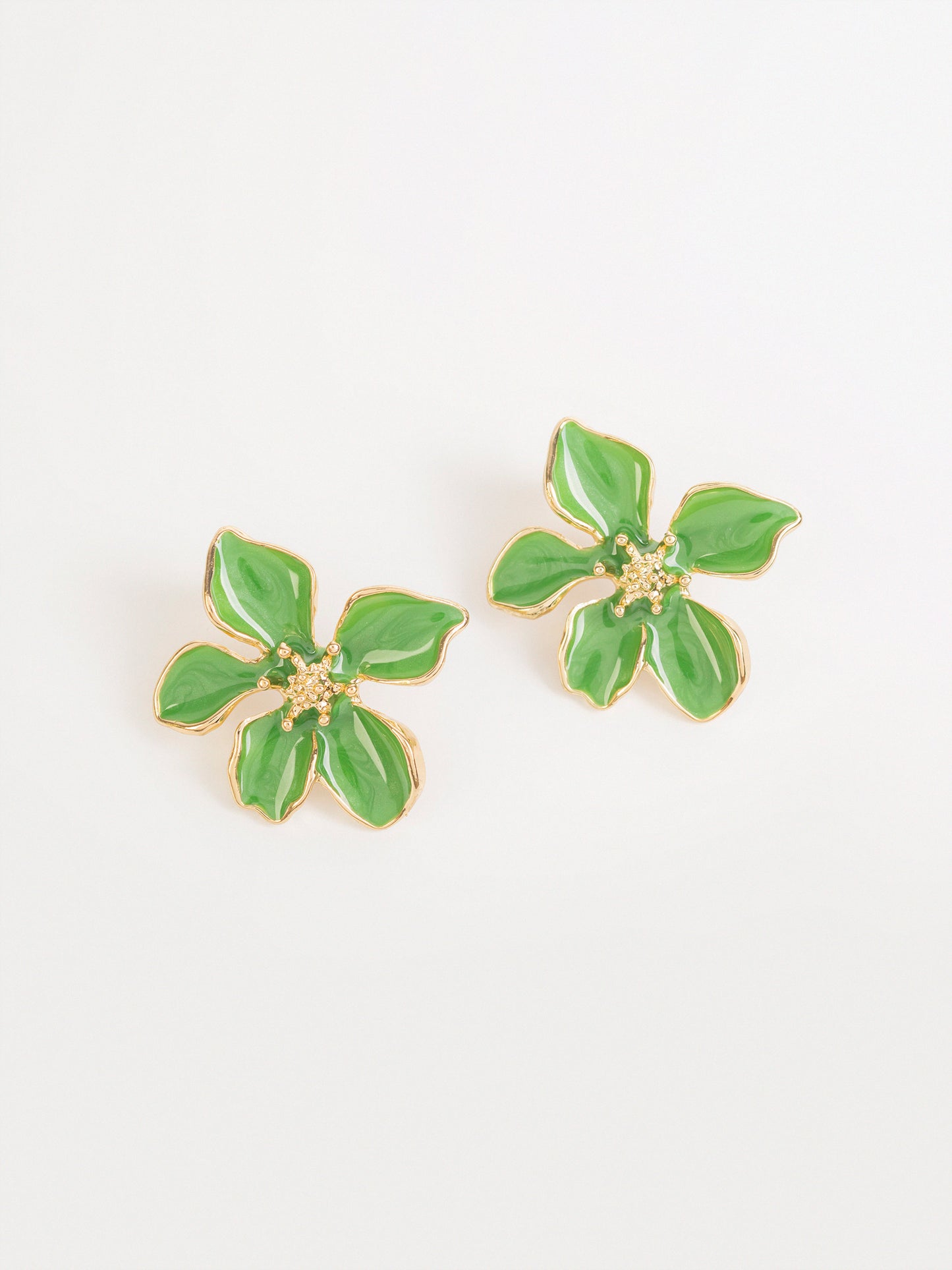 Petal Enamel Earrings